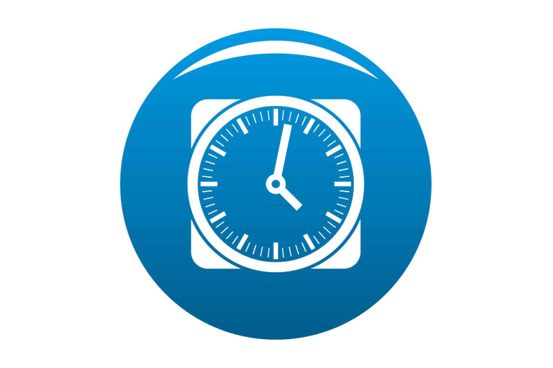 clock-retro-icon-blue-vector