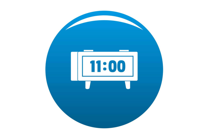 alarm-clock-retro-icon-blue-vector