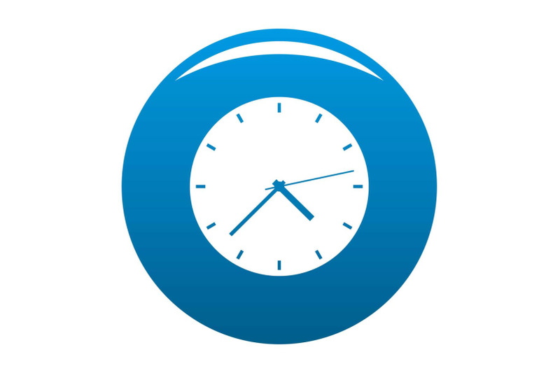 clock-modern-icon-blue-vector