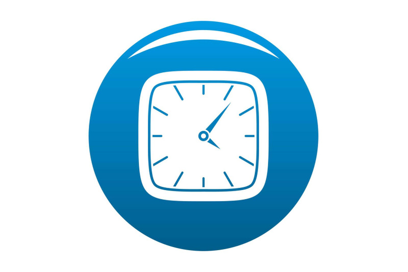 clock-wall-icon-blue-vector