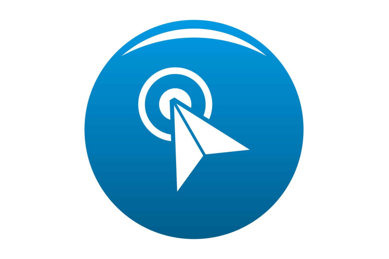 cursor-technology-element-icon-blue-vector