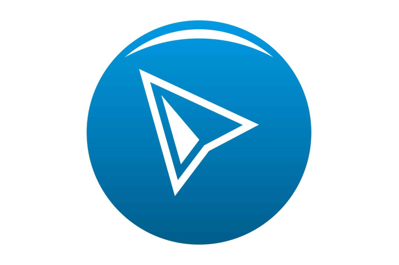 cursor-modern-icon-blue-vector