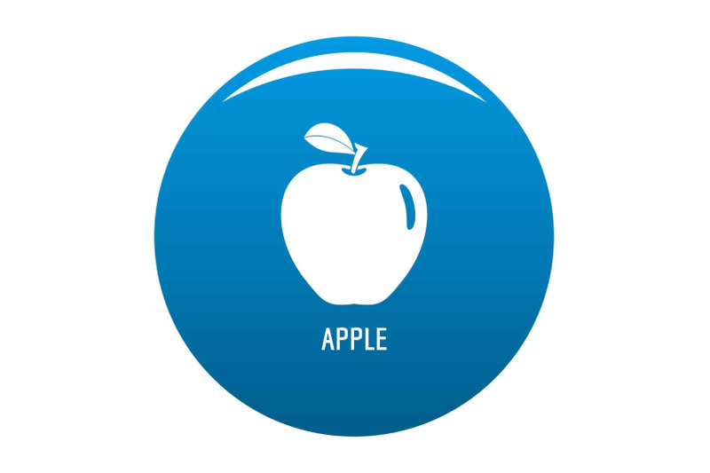 apple-icon-blue-vector