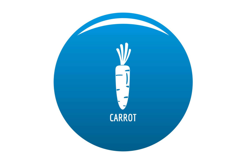 carrot-icon-blue-vector