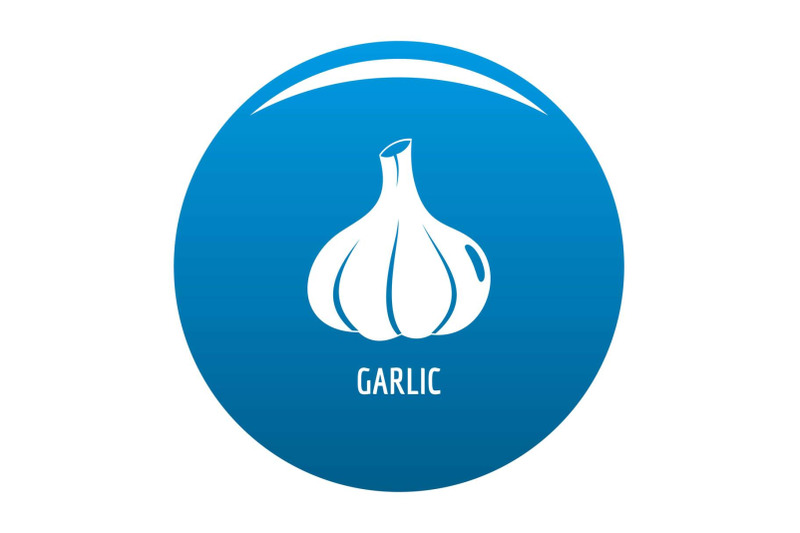garlic-icon-blue-vector
