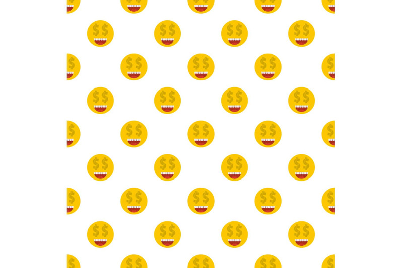 money-smile-pattern-seamless