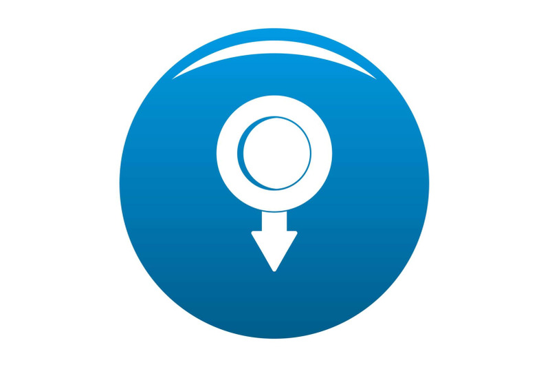 pushpin-icon-blue-vector