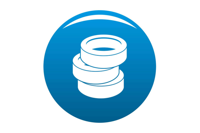 stack-of-tire-icon-blue-vector