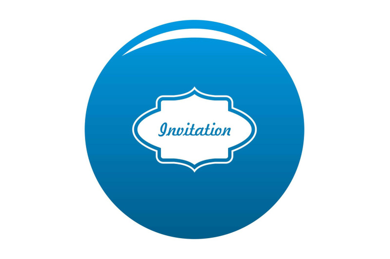invite-label-icon-blue-vector