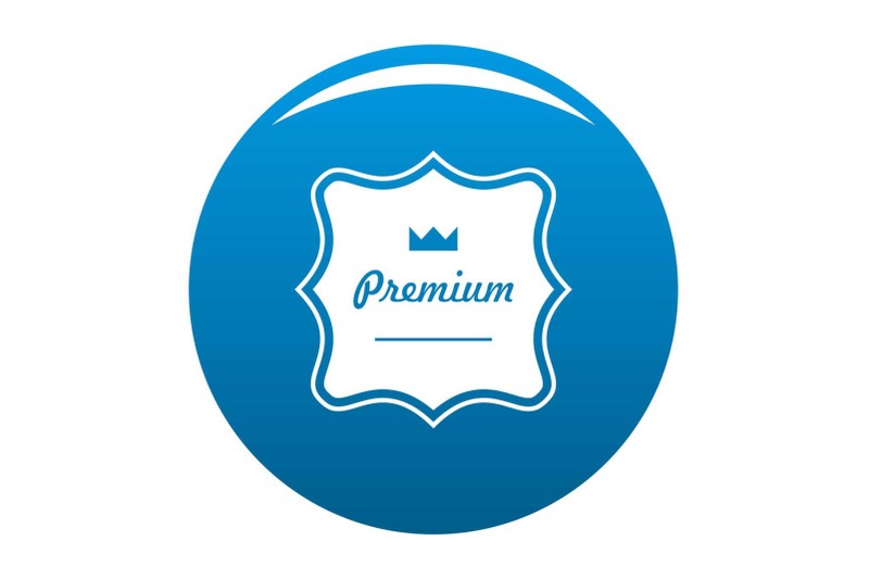 premium-label-icon-blue-vector