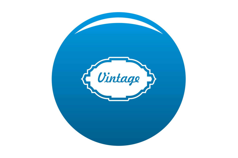 style-label-icon-blue-vector