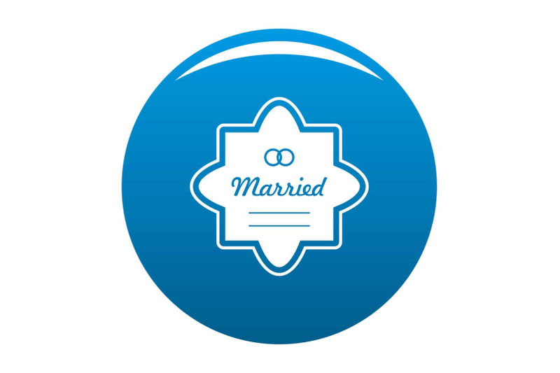 wedding-label-icon-blue-vector