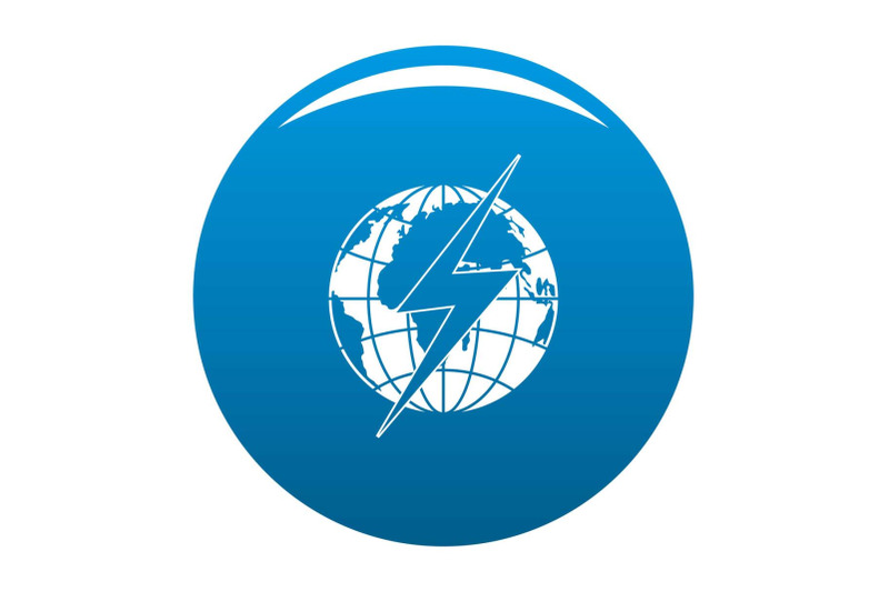 lightning-on-earth-icon-blue-vector