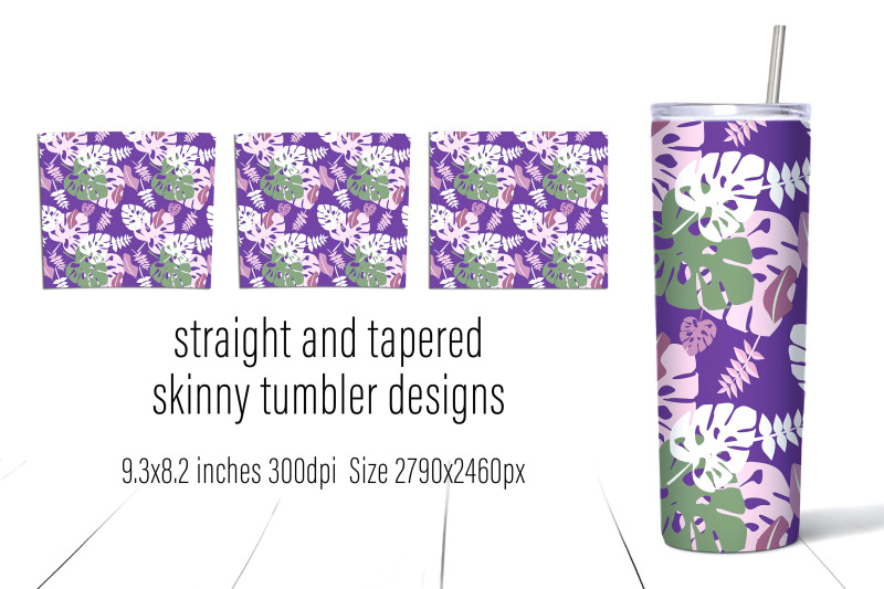 tropical-tumbler-sublimation-summer-20oz-tumbler-design-png