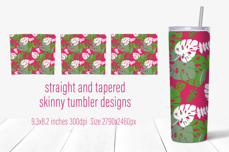 tropical-tumbler-sublimation-summer-20oz-tumbler-design-png