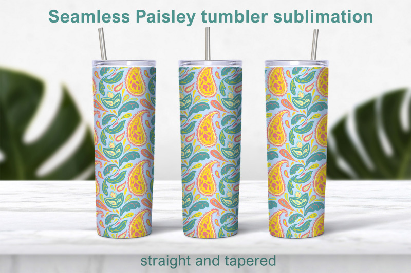 seamless-tumbler-sublimation-paisley-20oz-tumbler-design-png