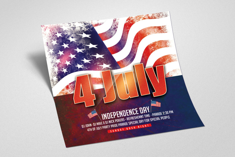america-independence-day-flyer-poster