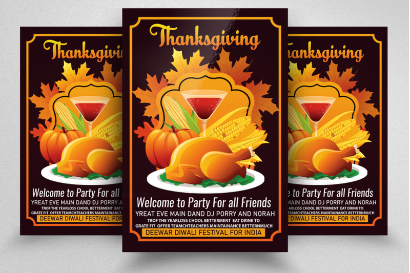 thanks-giving-party-flyer