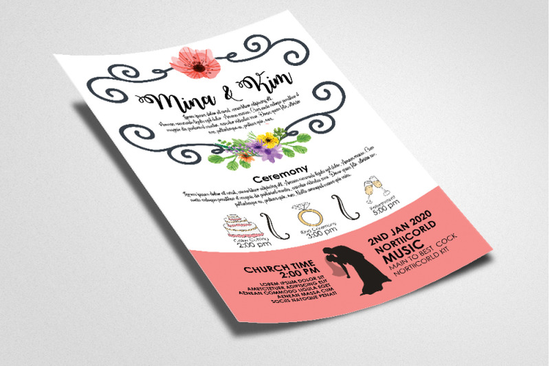 wedding-itinerary-flyer-poster