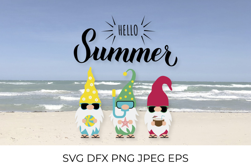 gnomes-on-the-beach-hello-summer