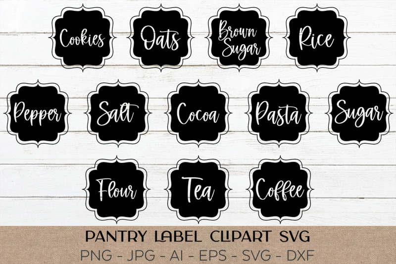 pantry-label-clipart-svg