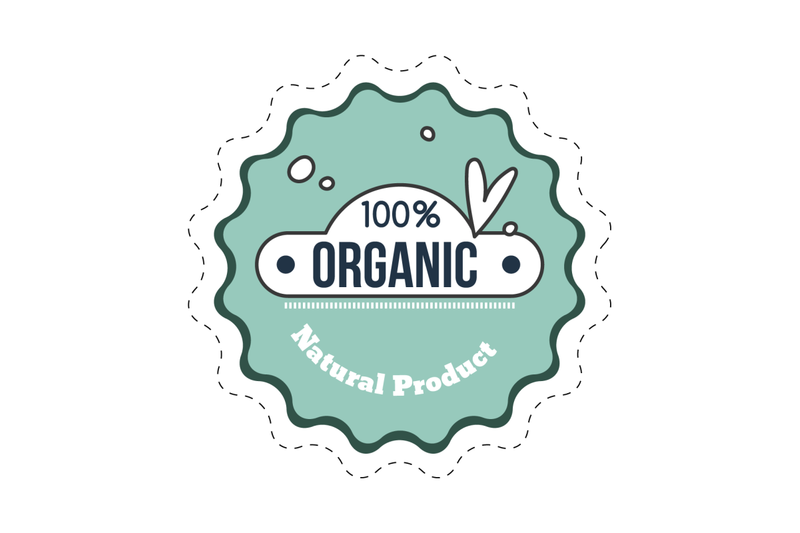 organic-natural-product-badge-cartoon-certificate-quality