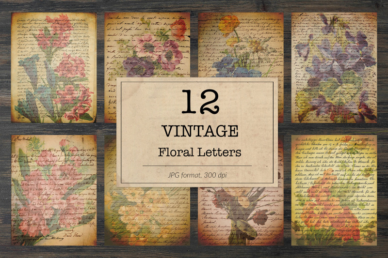 vintage-floral-letters