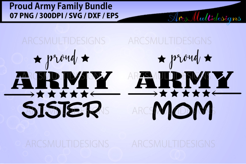 army-family-cut-file-bundle