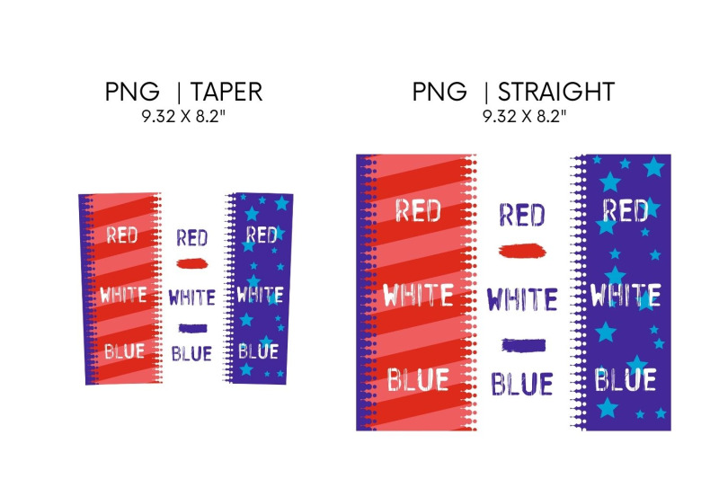 red-white-blue-tumbler-sublimation