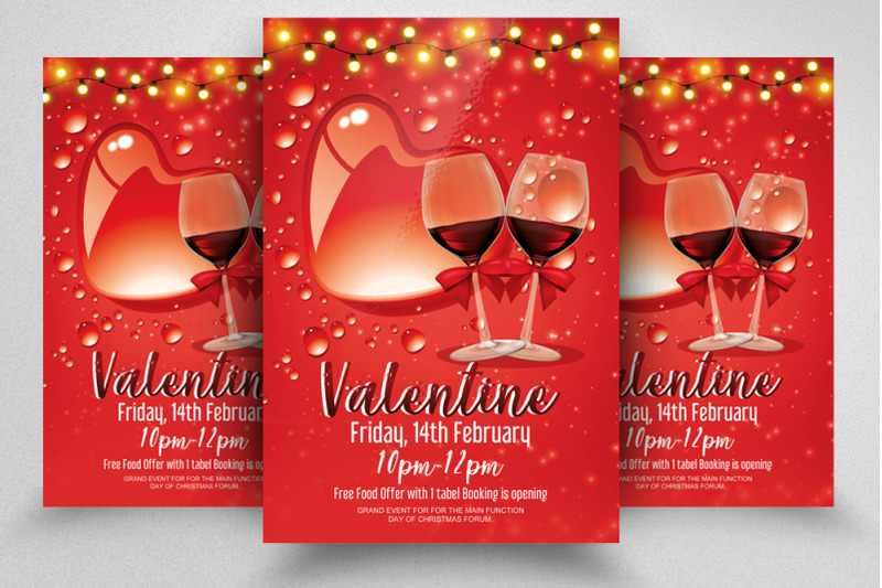 valentine-party-night-poster-template