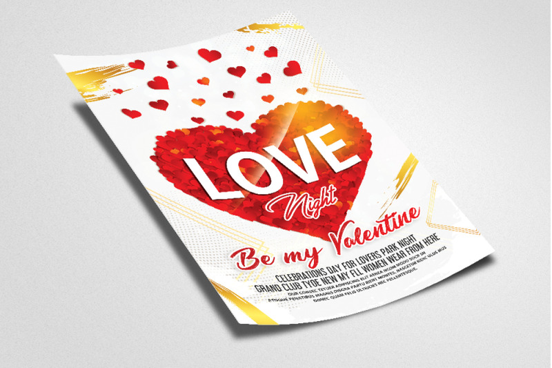 valentine-love-flyer-template