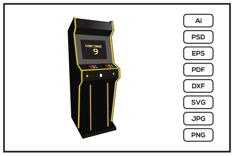 classic-arcade-video-game-console-design-illustration