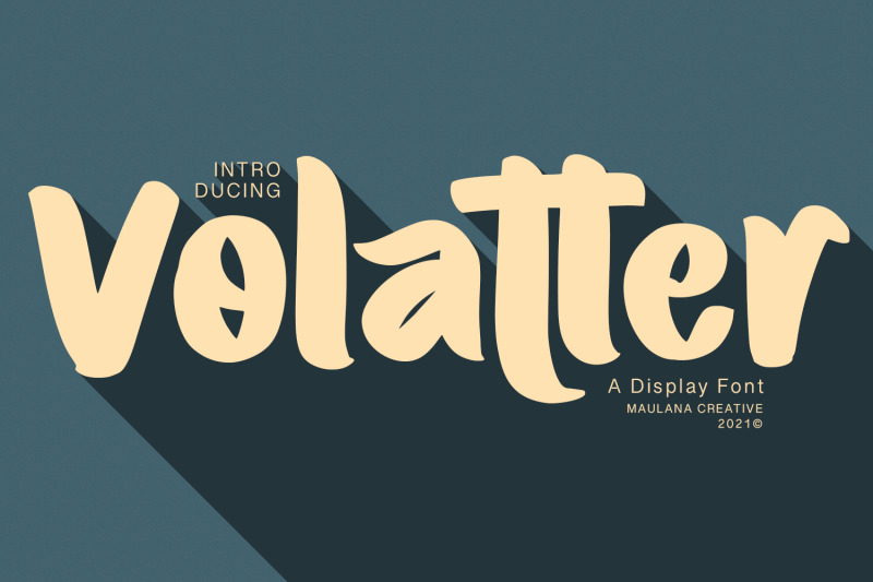 volatter-display-font