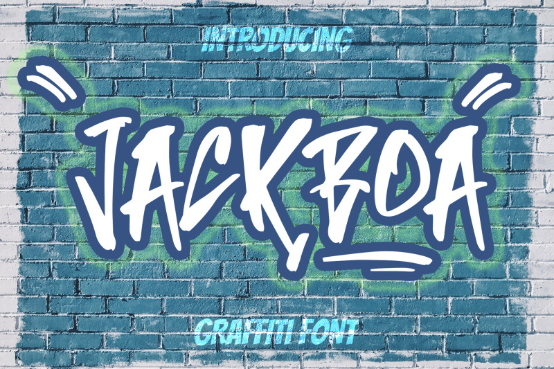 jackboa-graffiti-style-font