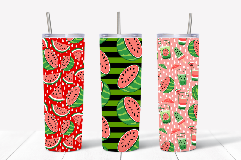 red-watermelon-skinny-tumbler-wrap-sublimation-design