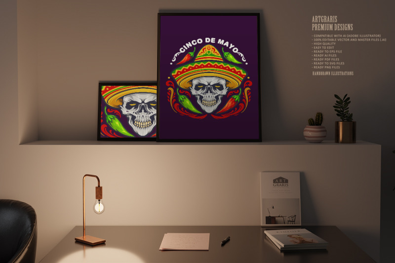 cinco-de-mayo-mexican-skull-with-hat