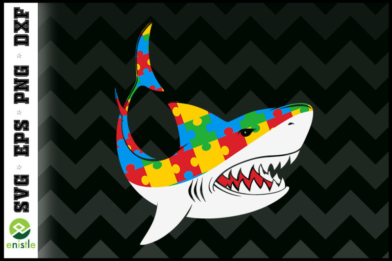 shark-autism-awarness-shark-mama-puzzle