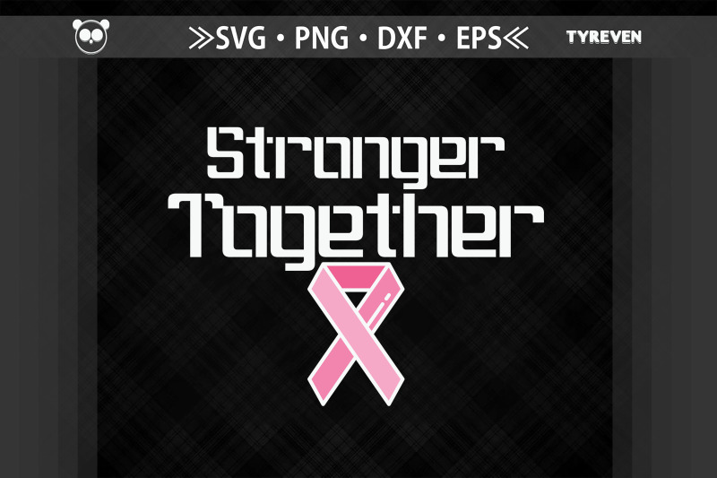 breast-cancer-ribbon-stronger-together