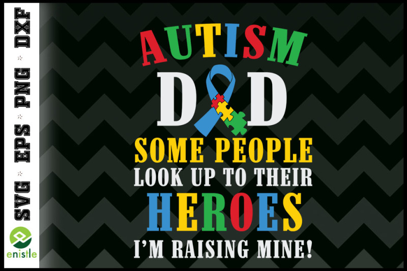 autism-dad-puzzle-ribbon-son-is-my-hero