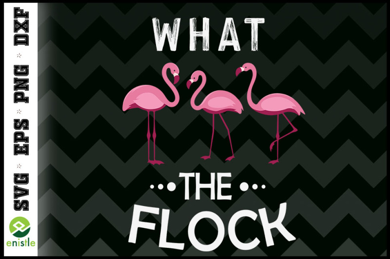 what-the-flock-funny-pink-flamingo