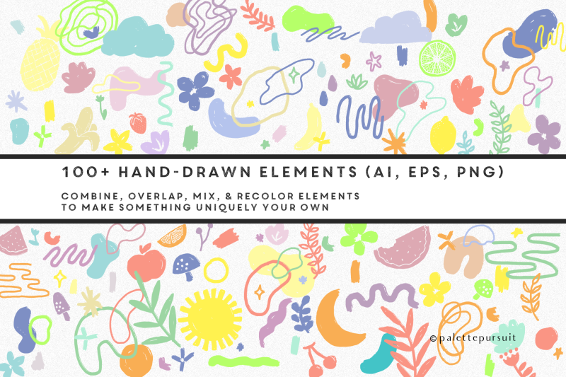 bright-and-colorful-hand-drawn-summer-vector-pattern-set