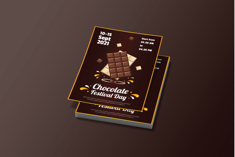 world-chocolate-day-festival-flyer-template