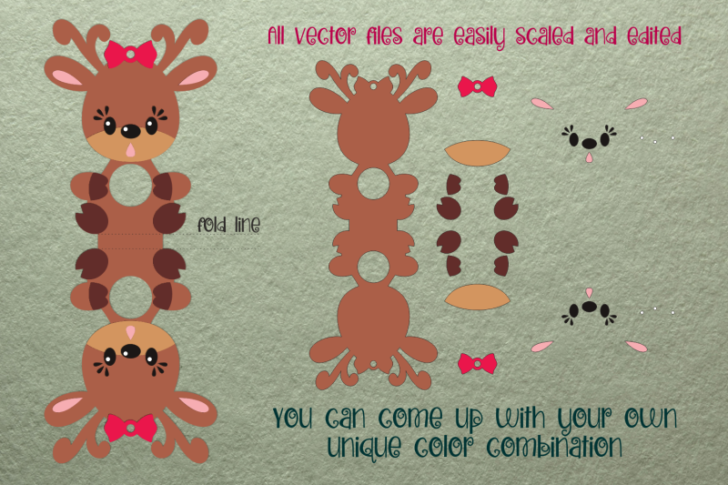 deer-christmas-ornament-candy-holder-template-svg