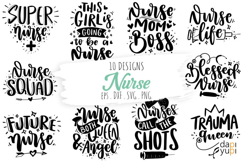 nurse-quotes-bundle-nurse-lettering-svg