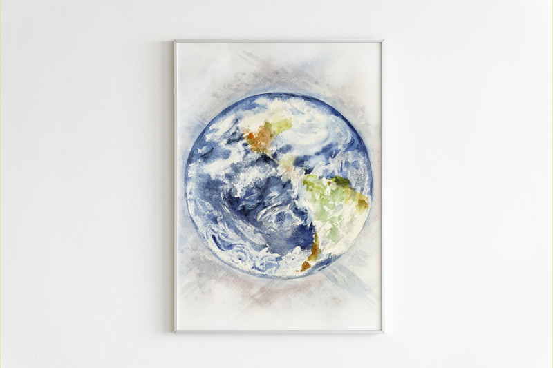 watercolor-earth-print-and-clip-art