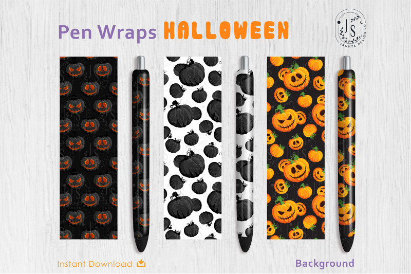 halloween-pumpkin-lantern-pen-wraps-png-file-set