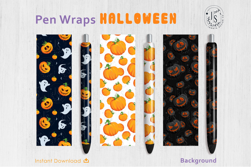 halloween-pumpkin-lantern-pen-wraps-png-file-set