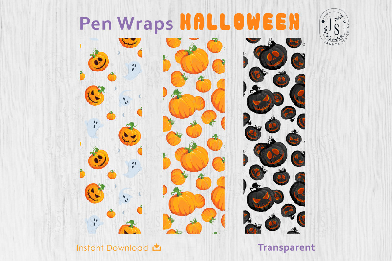 halloween-pumpkin-lantern-pen-wraps-png-file-set