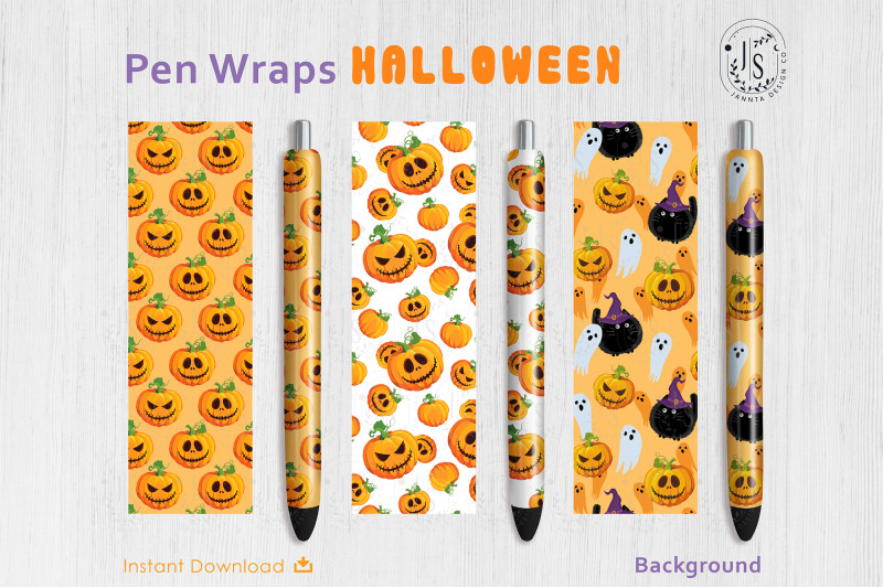 halloween-pumpkin-lantern-pen-wraps-png-file-set
