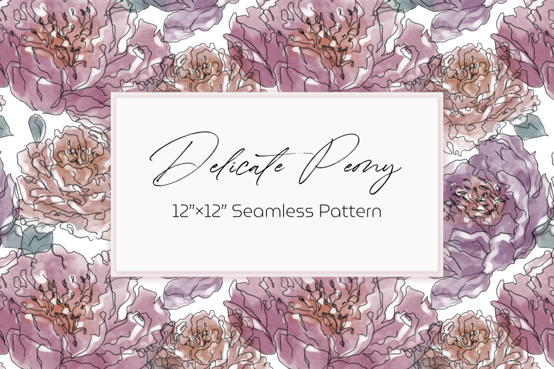 watercolor-delicate-peony-seamless-digital-paper